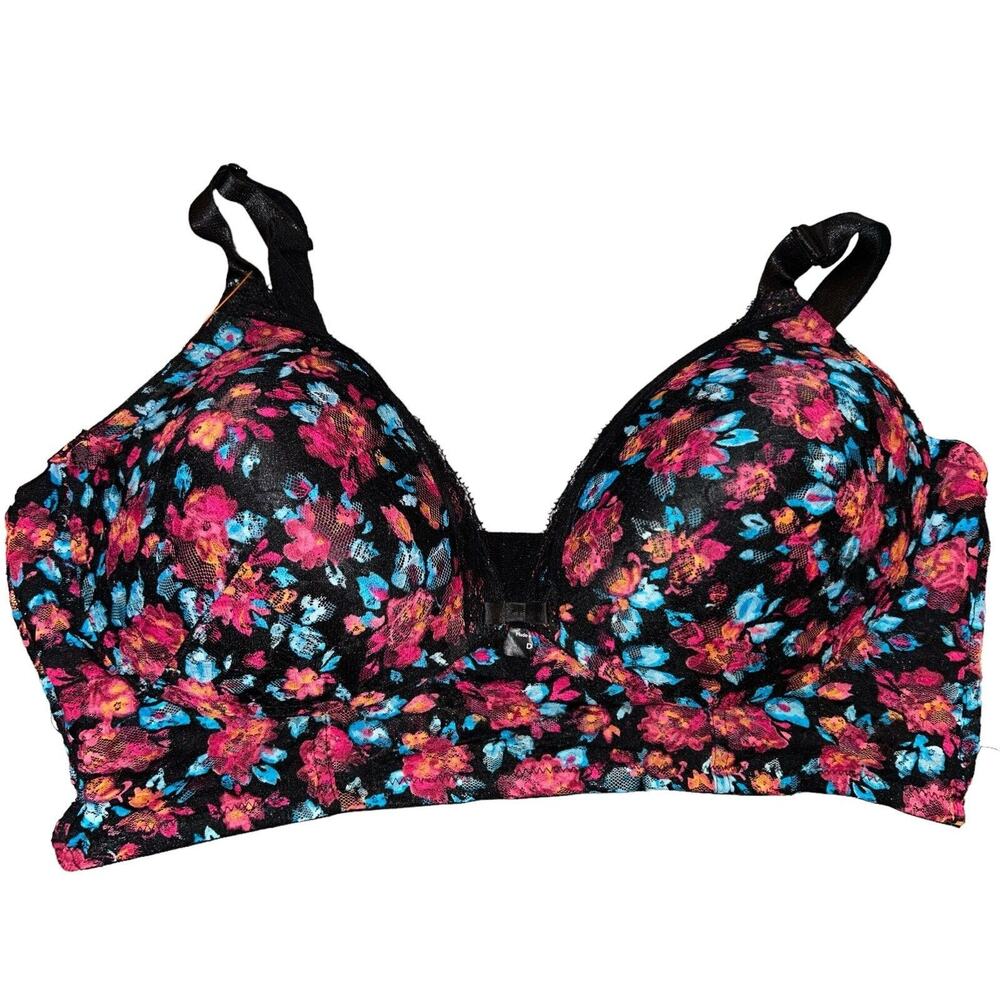 Floral Print Women's Bra